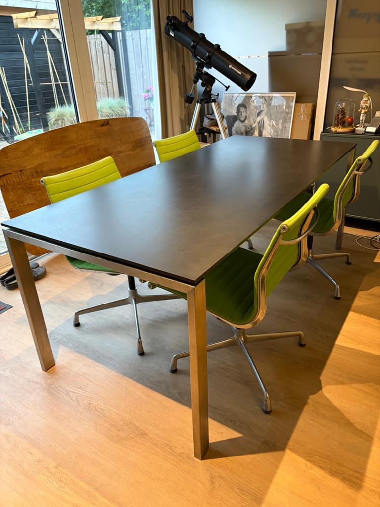 Eetkamer tafel, Ophalen, Gebruikt, Design, 200 cm of meer