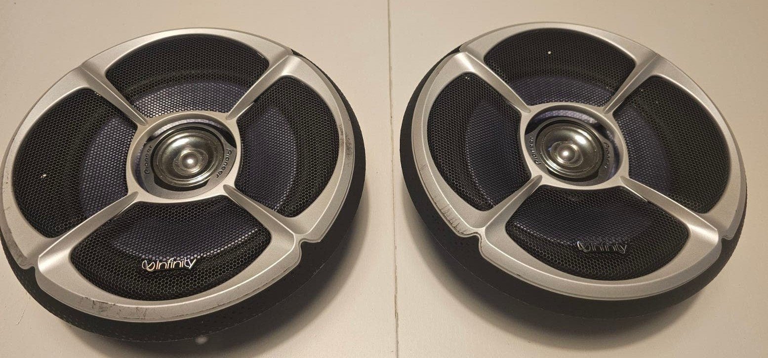 Pioneer TS-1756 Autospeakers met NIEUWE Infinity Roosters, Auto diversen, Ophalen of Verzenden, Gebruikt