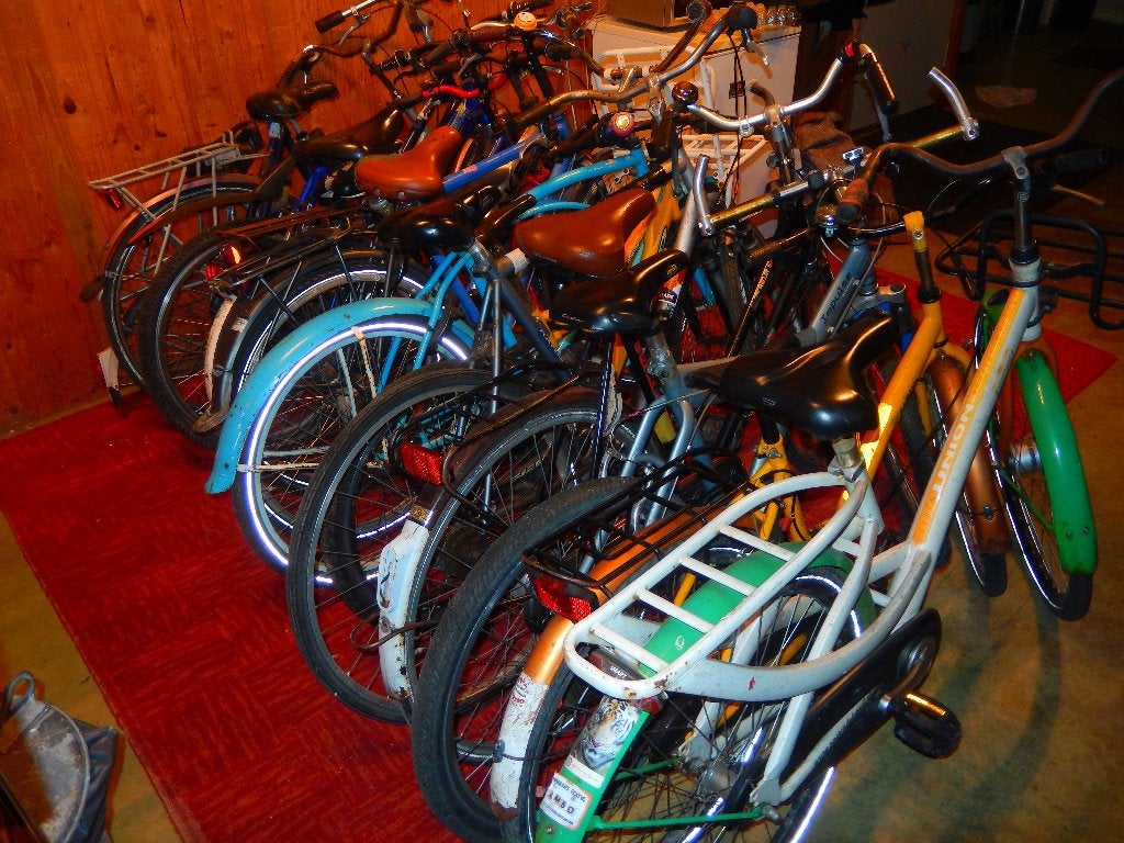 Partij 15 diverse Fietsen Loop Sloop Onderdelen klusfietsen, Fietsen en Brommers, Terugtraprem, Gebruikt, Versnellingen, 56 cm of meer
