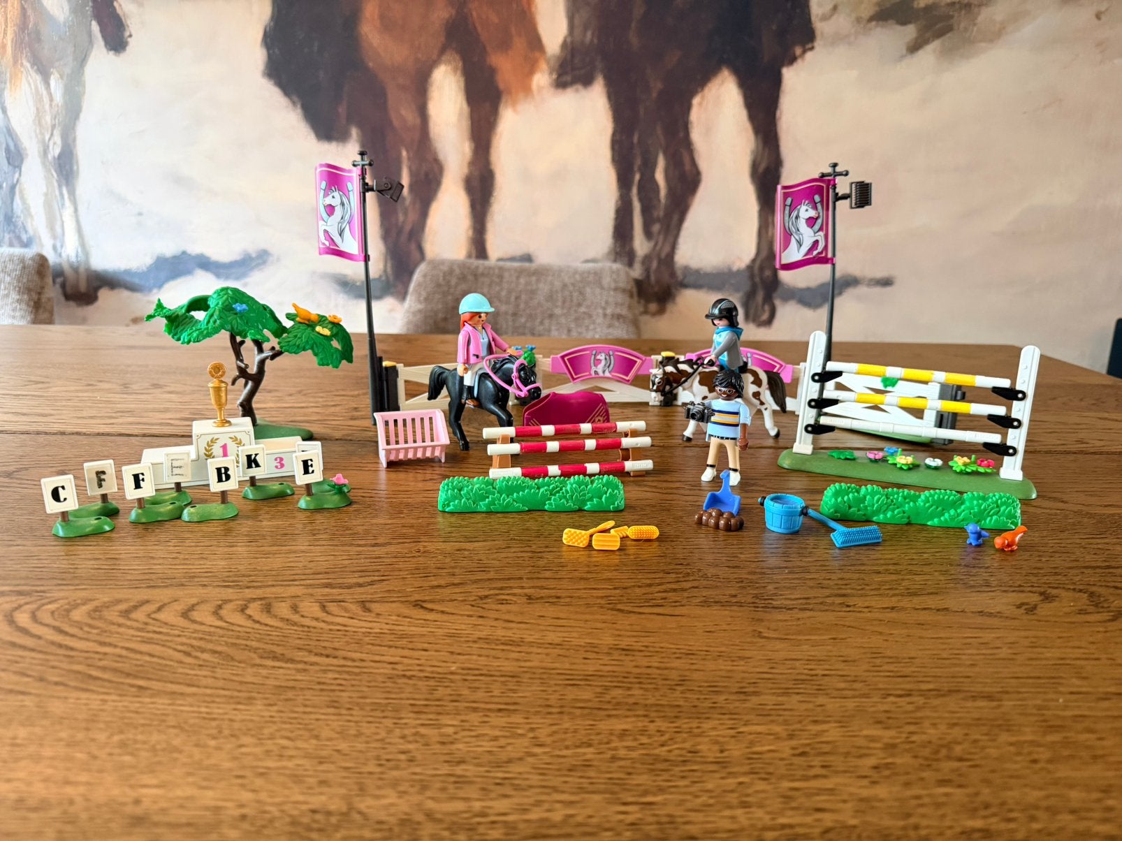 Playmobil country paardrijtoernooi 70996, Gebruikt, Complete set, Ophalen of Verzenden, Country
