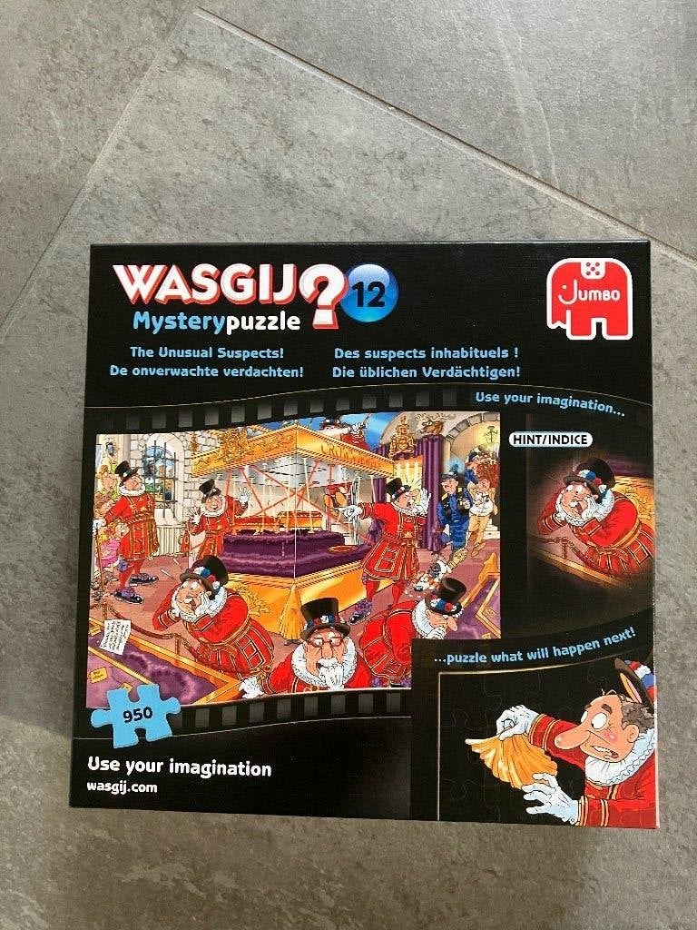 puzzel WASGIJ? Nr 12 De onverwachte verdachten!, Ophalen of Verzenden, 500 t/m 1500 stukjes, Zo goed als nieuw, Legpuzzel