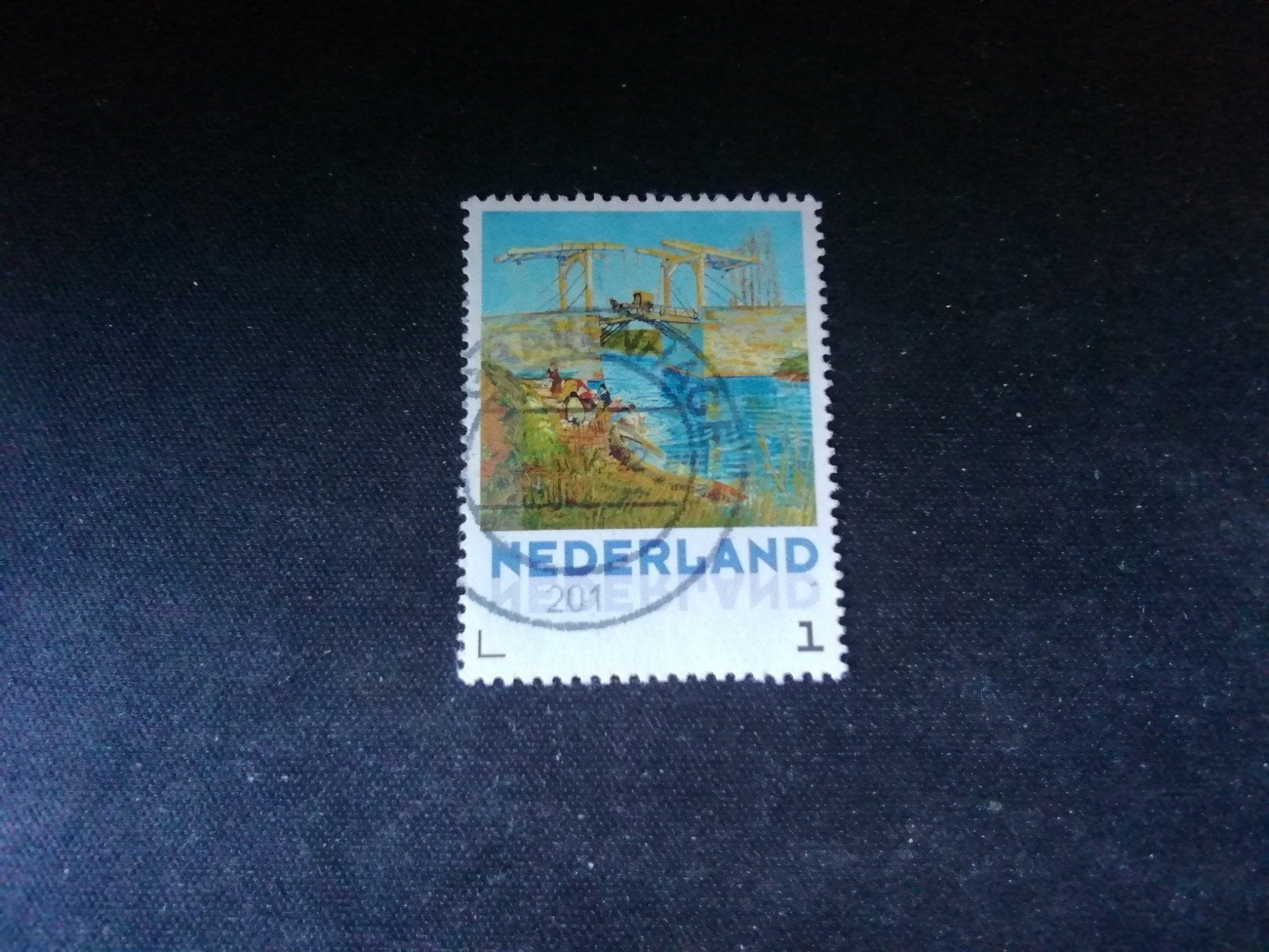 48 NEDERLAND PERSOONLIJKE POSTZEGEL VINCENT VAN GOGH GESTEMP, Ophalen of Verzenden, Na 1940, Gestempeld