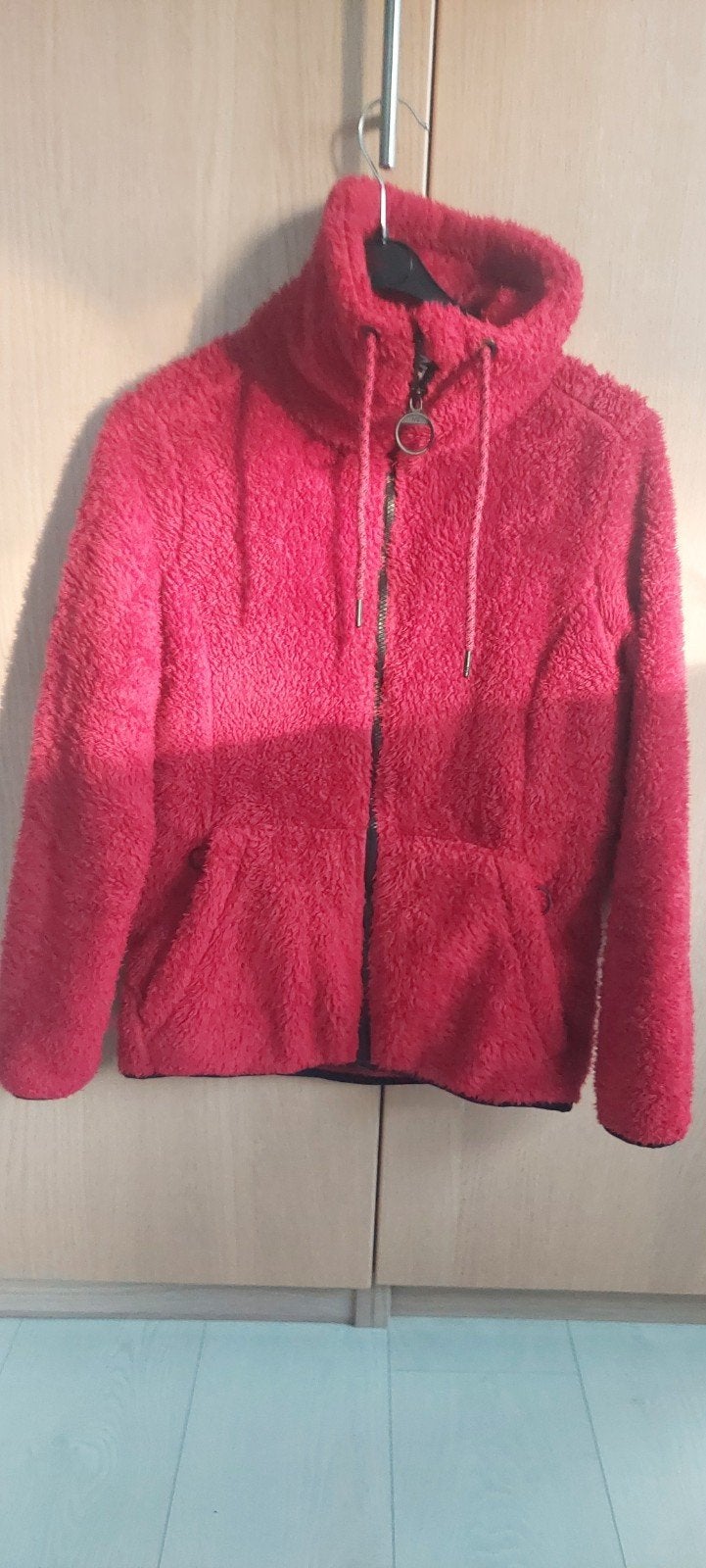 fleece vest rood, Ophalen of Verzenden, Zo goed als nieuw, Maat 36 (S), Human Nature