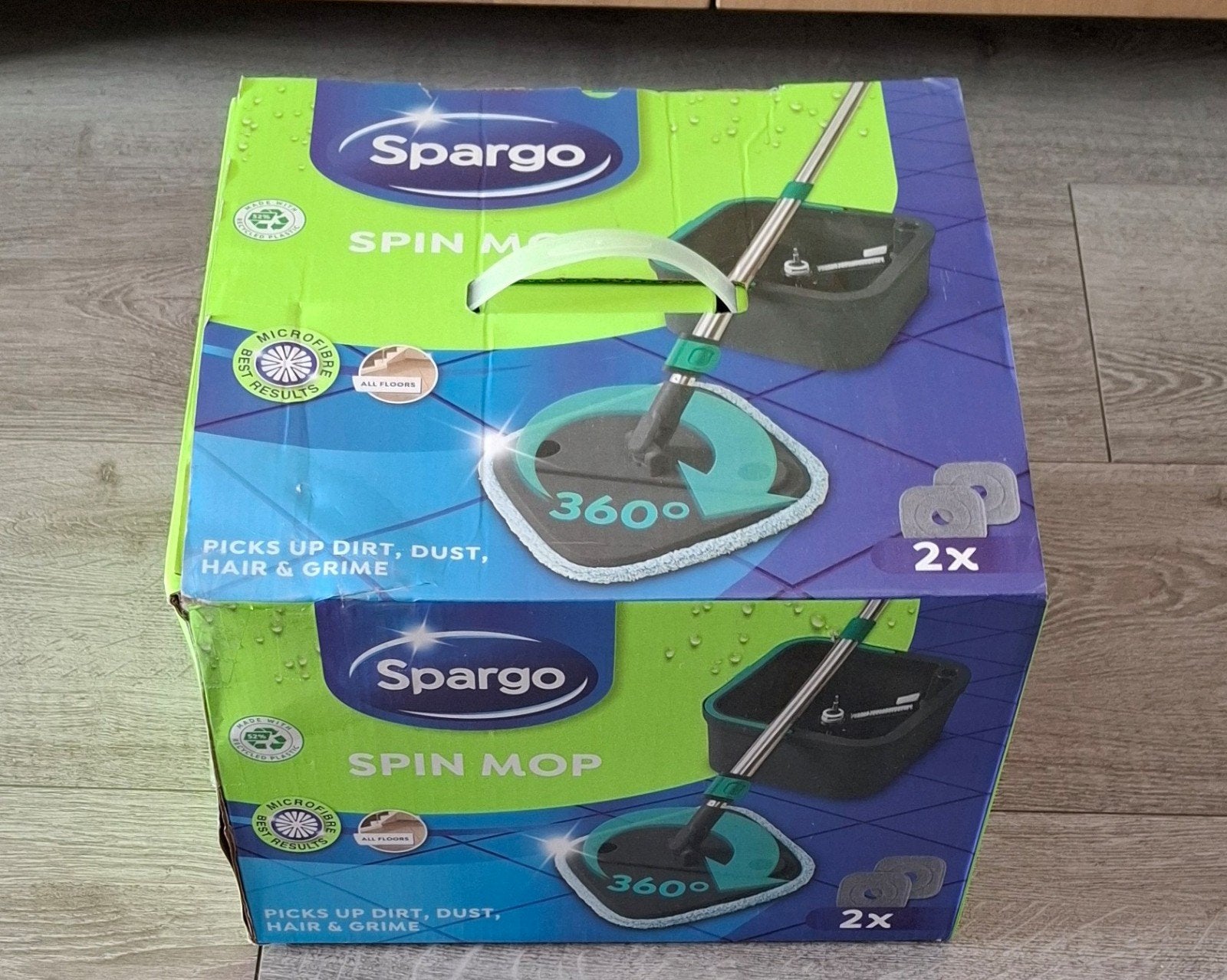 spargo spinmop nieuw, Ophalen of Verzenden, Dweilemmer, -bak, of -wagen