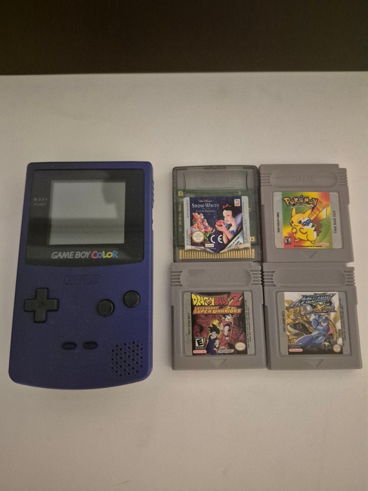 Nintendo gameboy met spellen, Spelcomputers en Games, Ophalen of Verzenden, Zo goed als nieuw, Game Boy Color, Met games