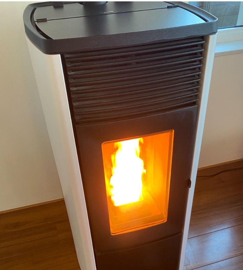 MCZ EGO Comfort Air 10 – Italiaanse pelletkachel | 10 kW, Ophalen, Gebruikt, Overige brandstoffen, Pelletkachel
