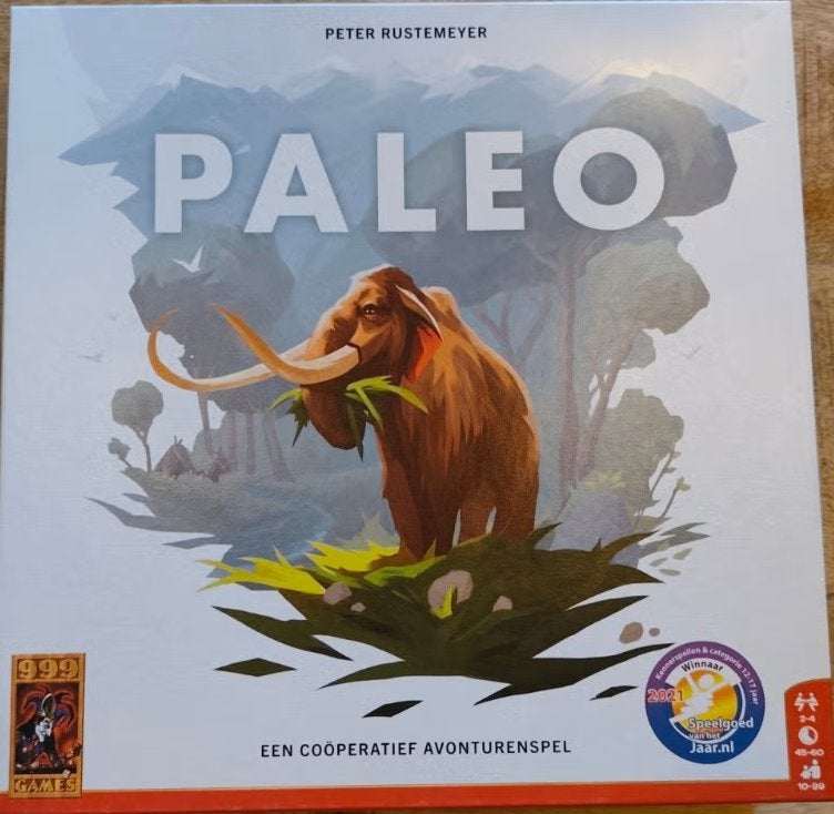 Paleo Bordspel - Zo goed als nieuw, Drie of vier spelers, Ophalen, Zo goed als nieuw, 999 Games
