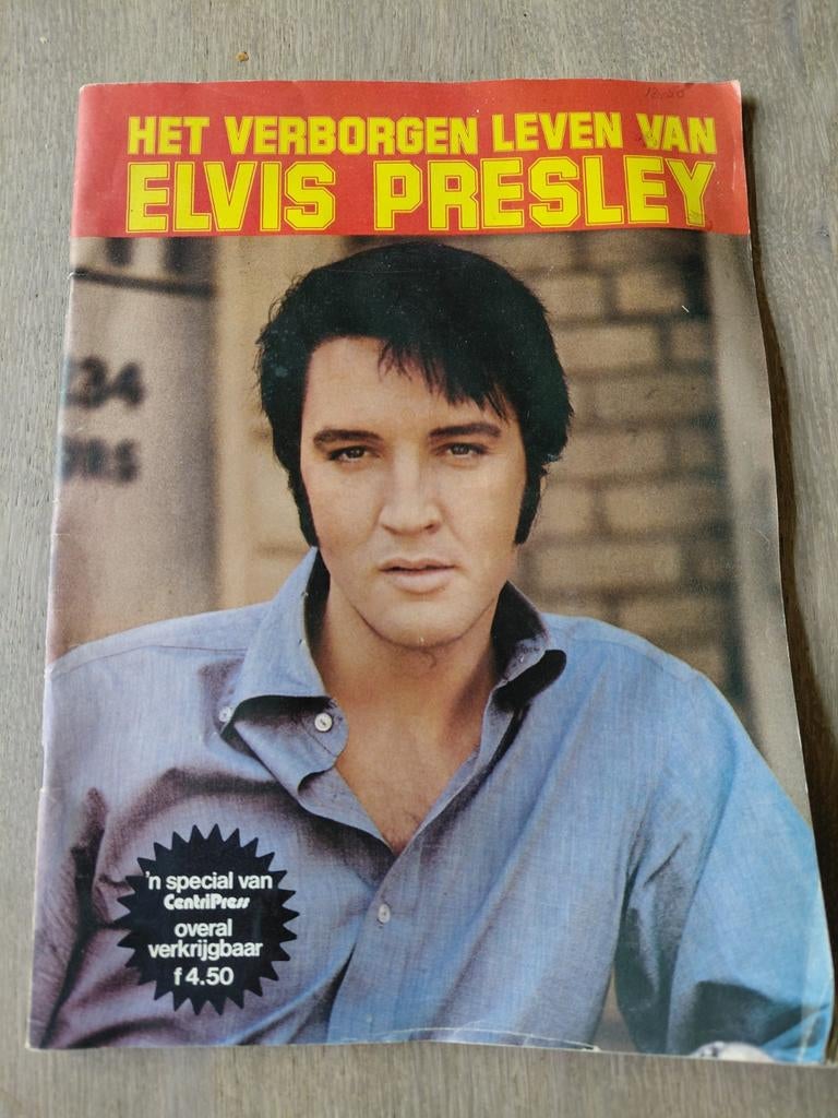 Oud tijdschrift over het leven van Elvis Presley, Ophalen of Verzenden
