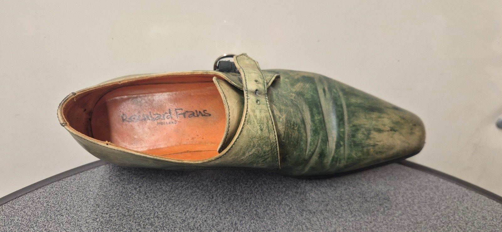 Stijlvolle herenschoenen van Reinhard Frans maat 42, Kleding | Heren, Ophalen of Verzenden, Gedragen, Bruin