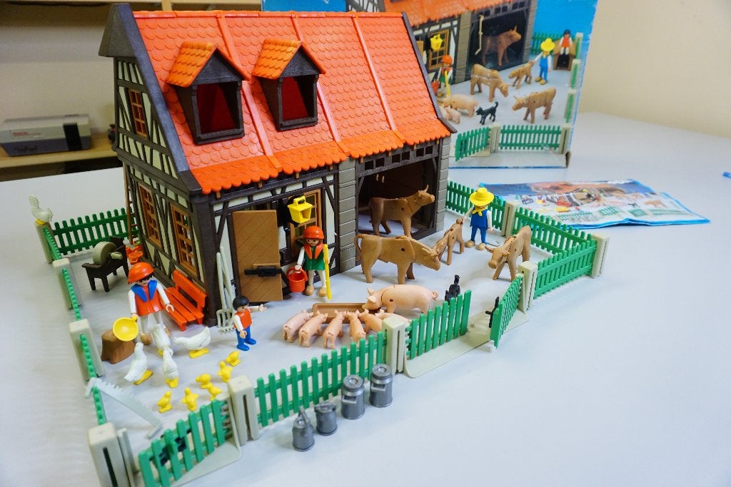 Playmobil Boerderij 3556 (1985) – Bijna 100% compleet, Ophalen of Verzenden, Gebruikt