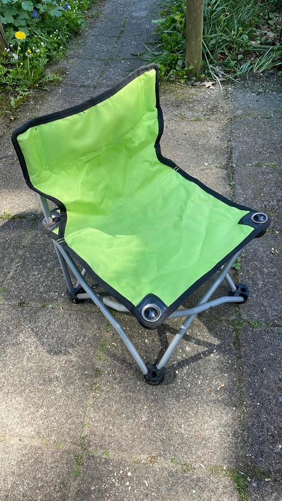 Klein klapstoeltje, Ophalen, Gebruikt, Campingstoel