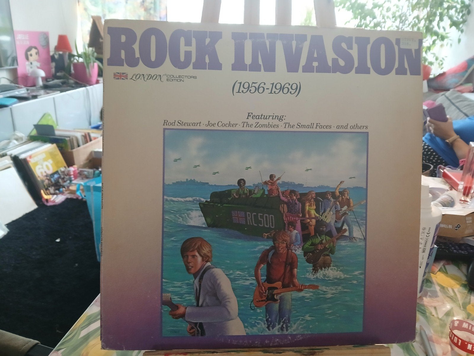 Rock Invasion (1956-1969) LP - Rod Stewart, Joe Cocker, LP, Gebruikt, Ophalen of Verzenden, Classic Rock