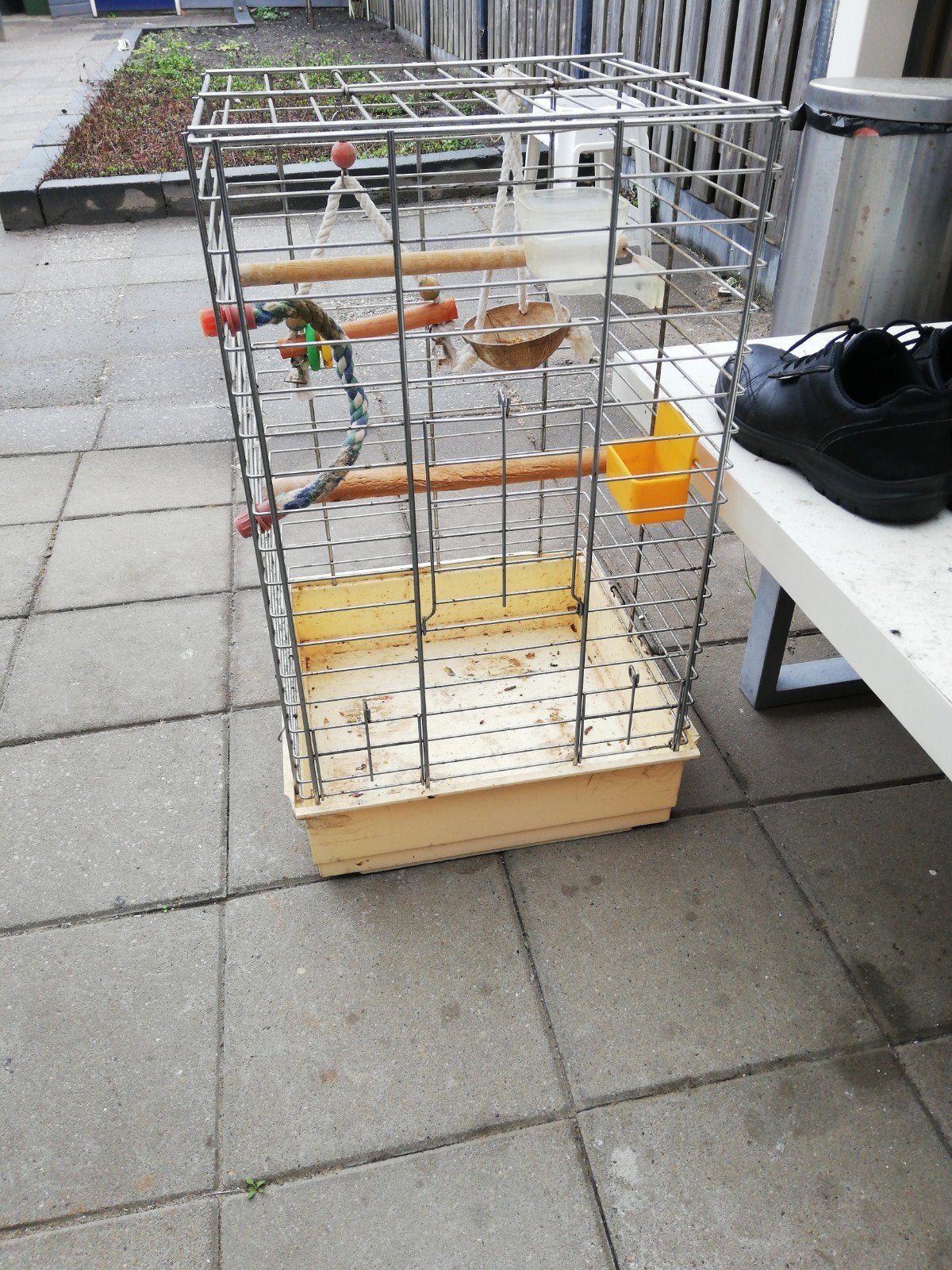Grote vogel kooi voor val parkiet, Dieren en Toebehoren, Vogels | Hokken en Kooien, Ophalen of Verzenden, Metaal, Vogelkooi