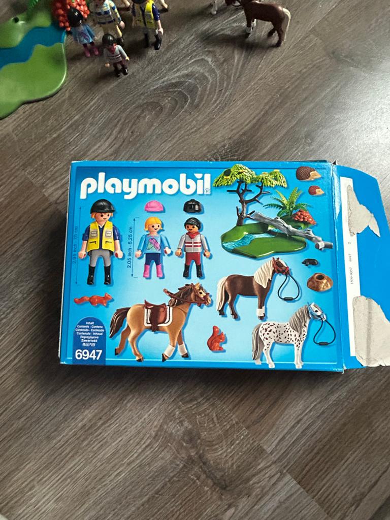 Playmobil paarden set 6947 - mist enkele kleine onderdelen, Kinderen en Baby's, Speelgoed | Playmobil, Ophalen of Verzenden, Gebruikt