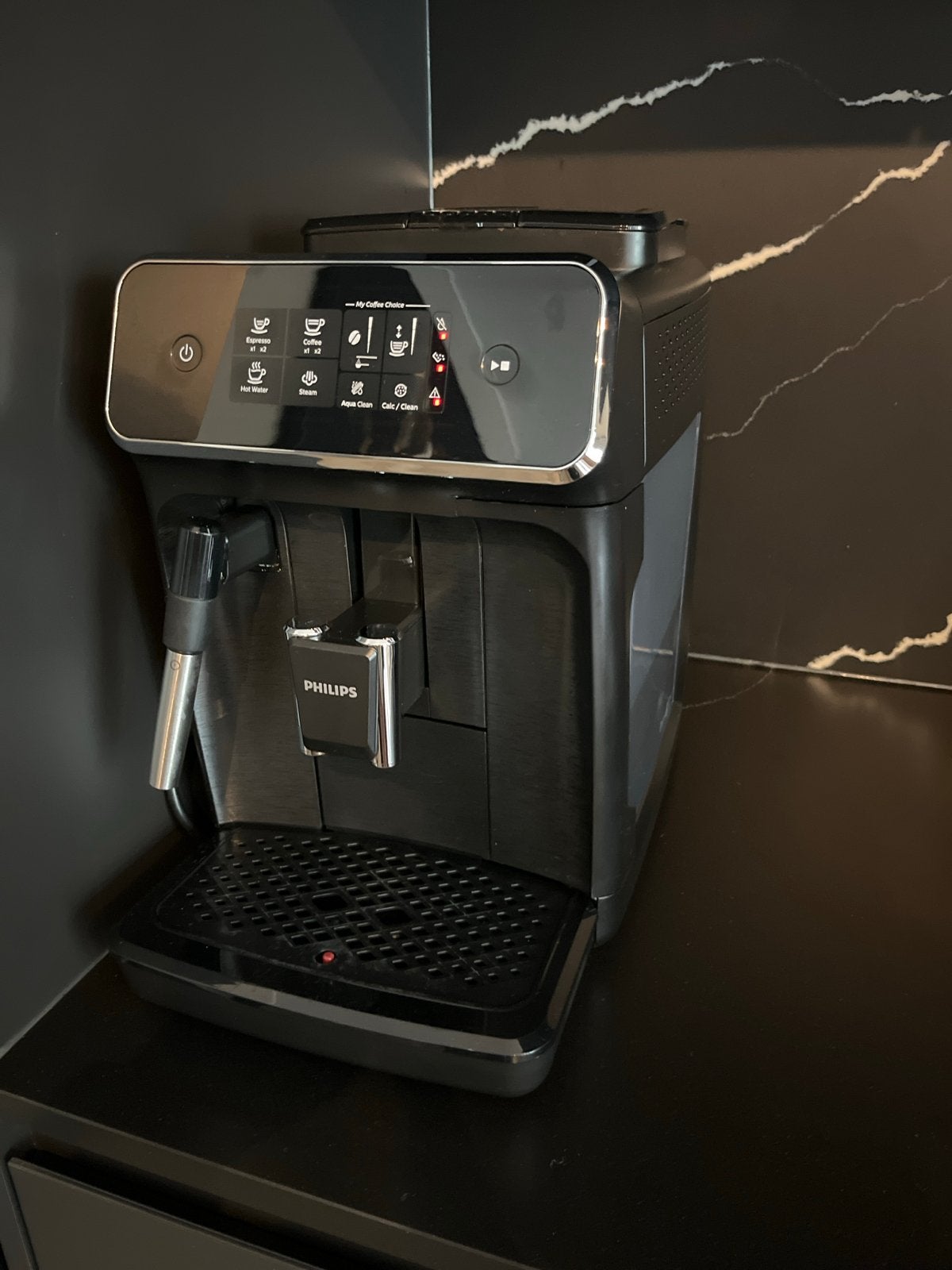 Philips EP2220/10 Volautomatische Espressomachine defect, Ophalen, Afneembaar waterreservoir, Espresso apparaat, 10 kopjes of meer