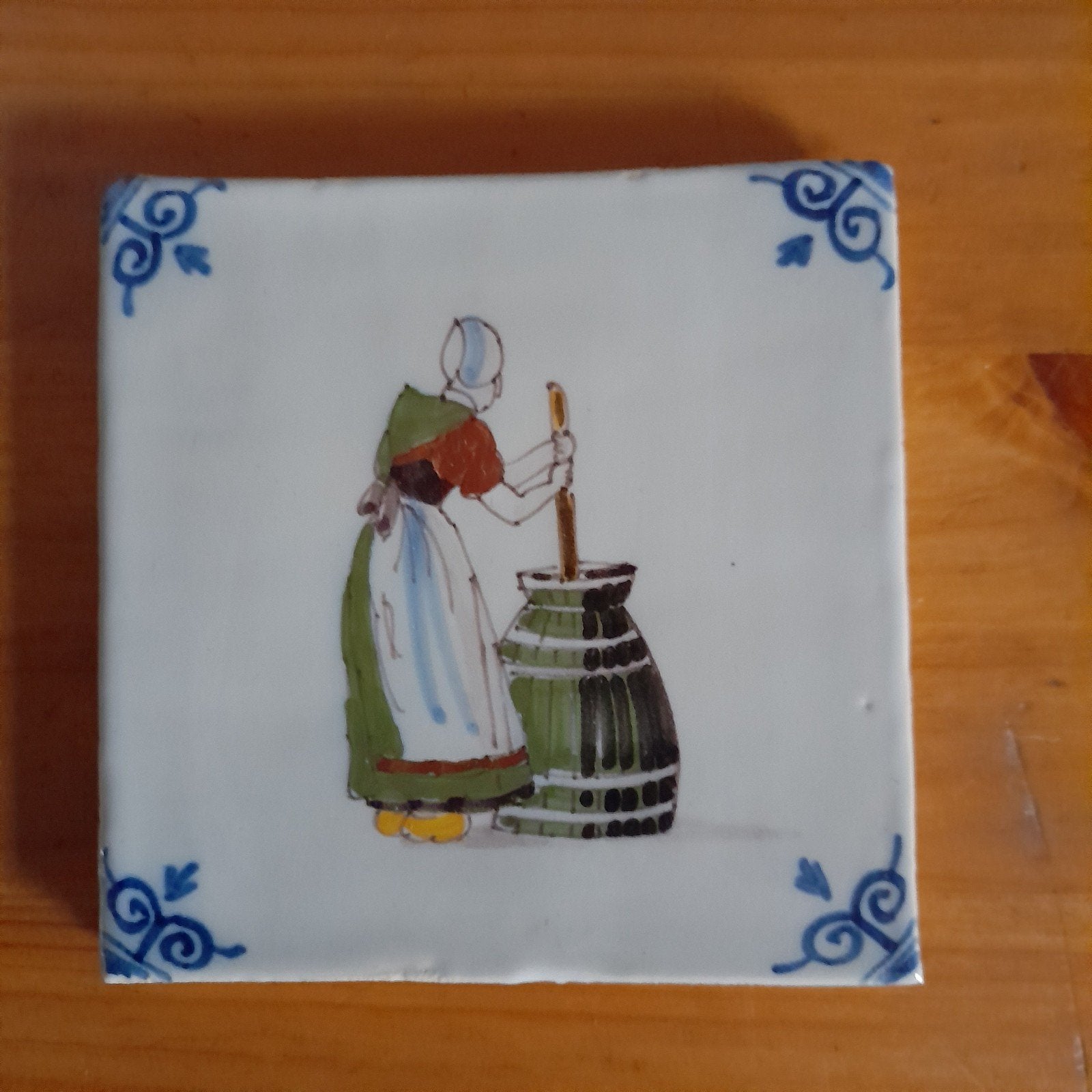 Gave tegel Tichelaar Makkum NR 1, Ophalen of Verzenden