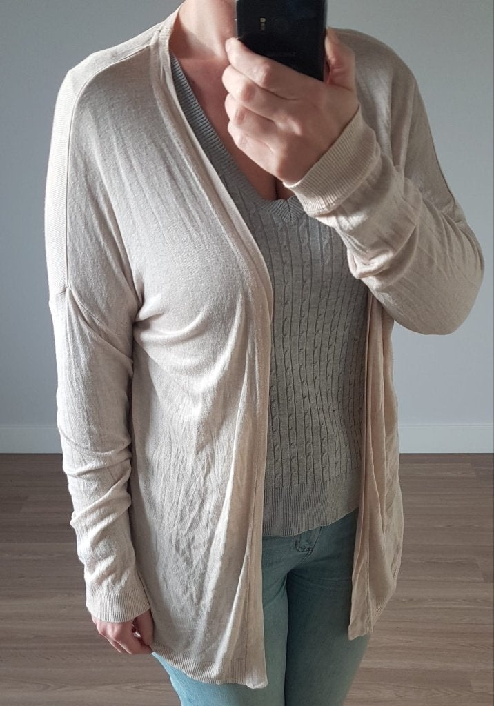 Vest Licht Roze Dun H&M L, H&M, Verzenden, Maat 42/44 (L), Nieuw