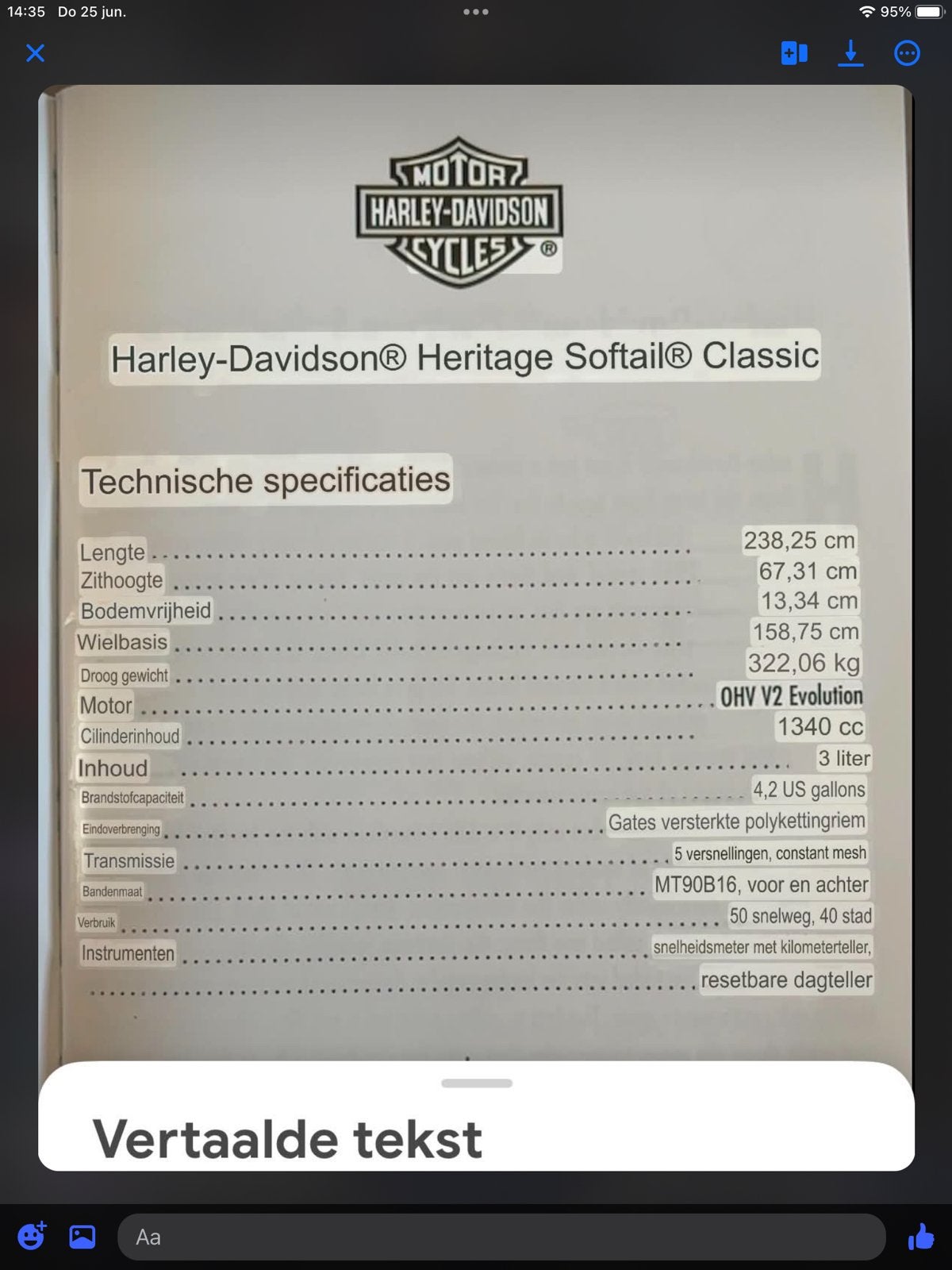 Franklin Mint Harley-Davidson Heritage Softail Classic Kit, Hobby en Vrije tijd, Modelbouw | Auto's en Voertuigen, Overige merken
