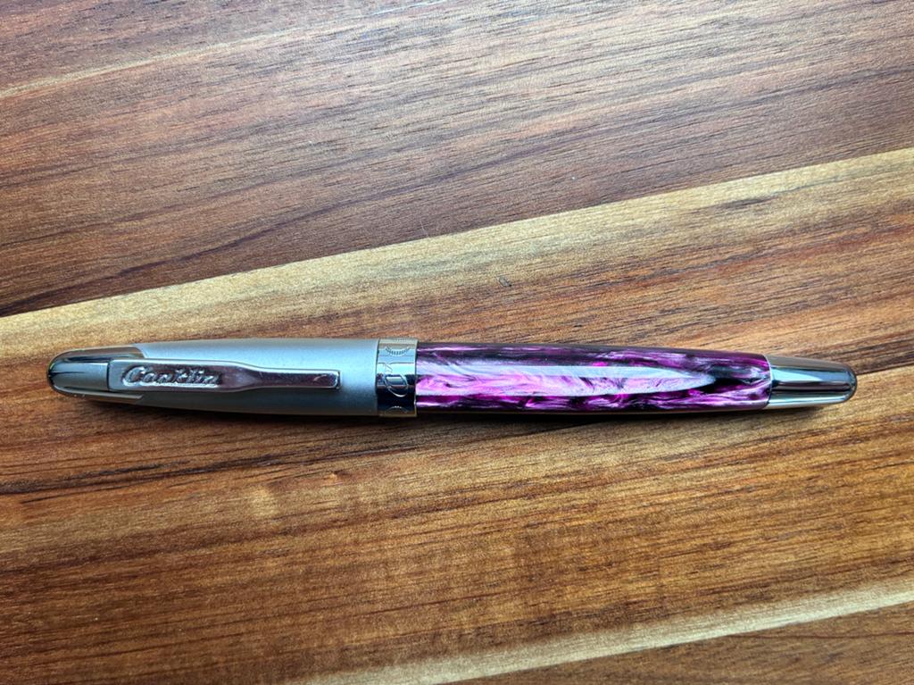 Conklin Vulpen - Paars gemarmerd, Ophalen of Verzenden, Zo goed als nieuw, Vulpen, Overige merken