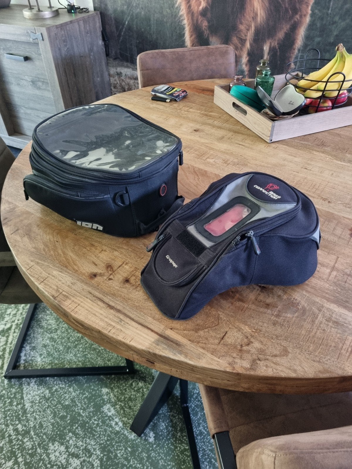 Tanktassen, Motoren, Ophalen, Gebruikt