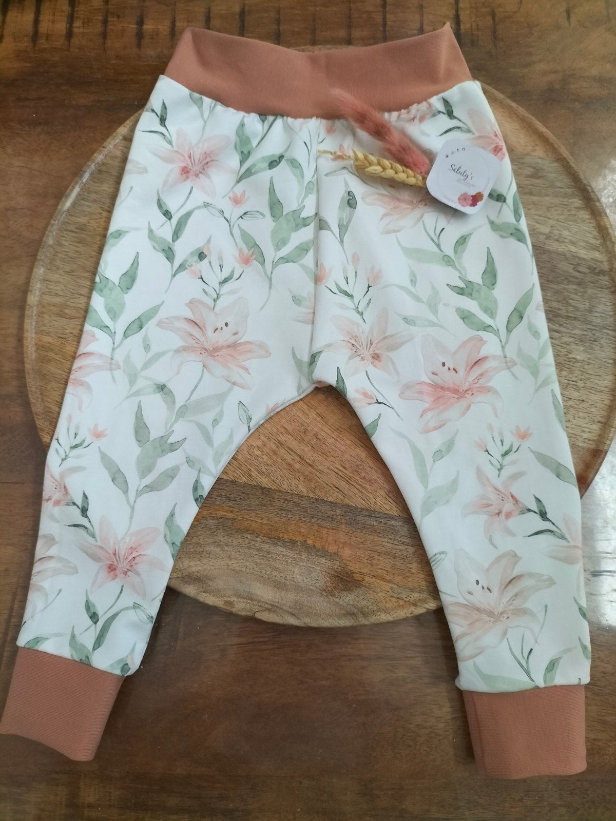 Nieuw handgemaakt • Leggingbroekje 80/86, Kinderen en Baby's, Babykleding | Maat 80, Broekje, Meisje, Nieuw, Ophalen of Verzenden