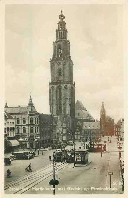 301-191-001 Groningen Martinitoren, Verzenden, Voor 1920, Groningen