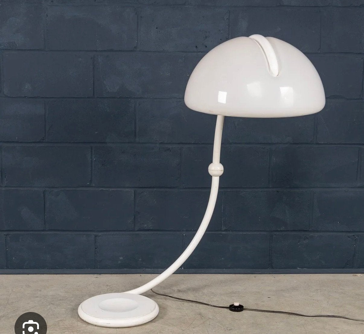 Martinelli Serpentine lamp jaren 60, Huis en Inrichting, Ophalen, Gebruikt, 100 tot 150 cm, Vintage