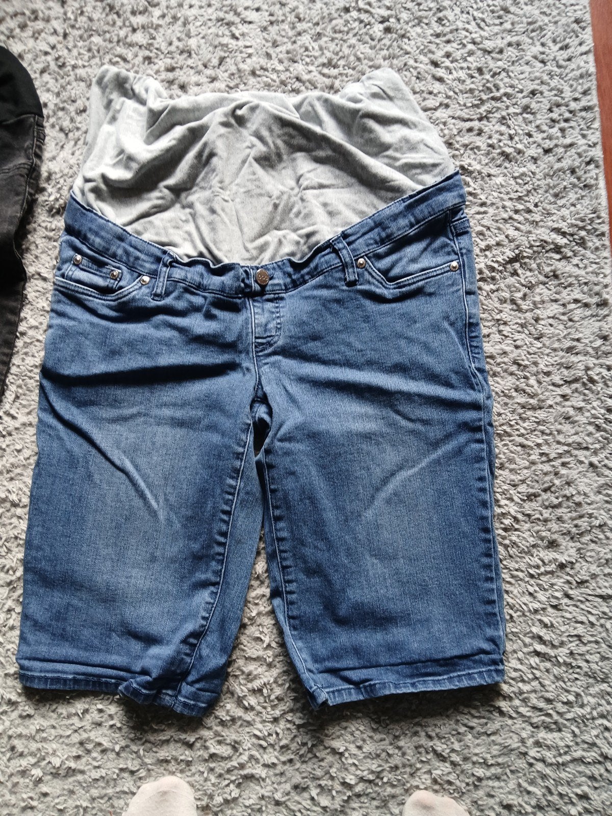 korte positiebroek, Ophalen of Verzenden, Zo goed als nieuw, Maat 42/44 (L), Broek of Spijkerbroek