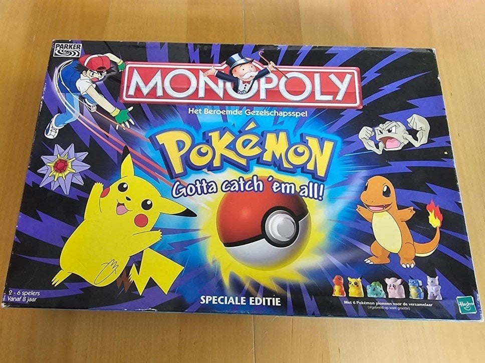 Monopoly Pokémon Speciale Editie - Compleet, Ophalen of Verzenden, Gebruikt