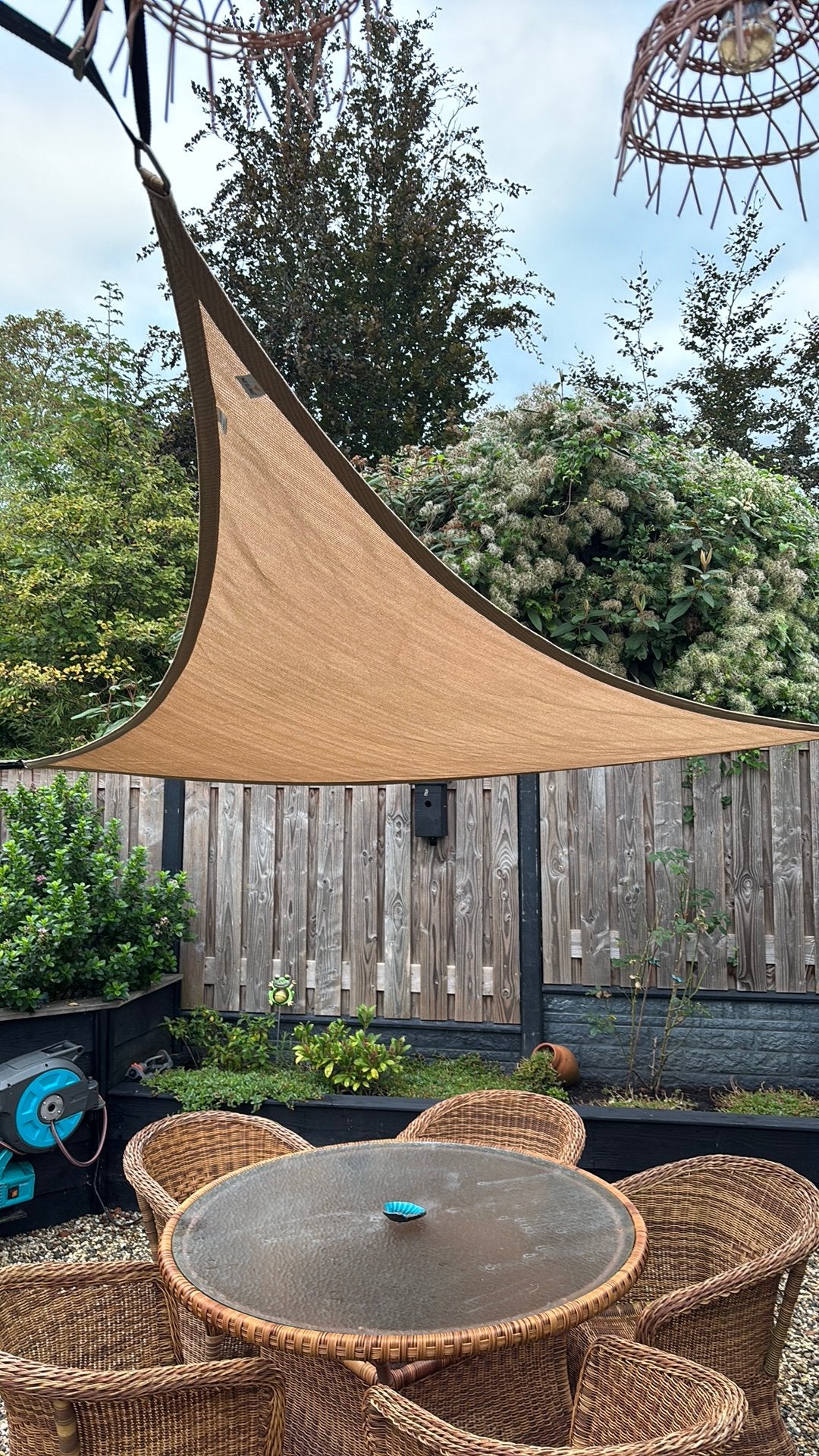 Schaduwdoek 3,6x3,6, Ophalen, Zo goed als nieuw