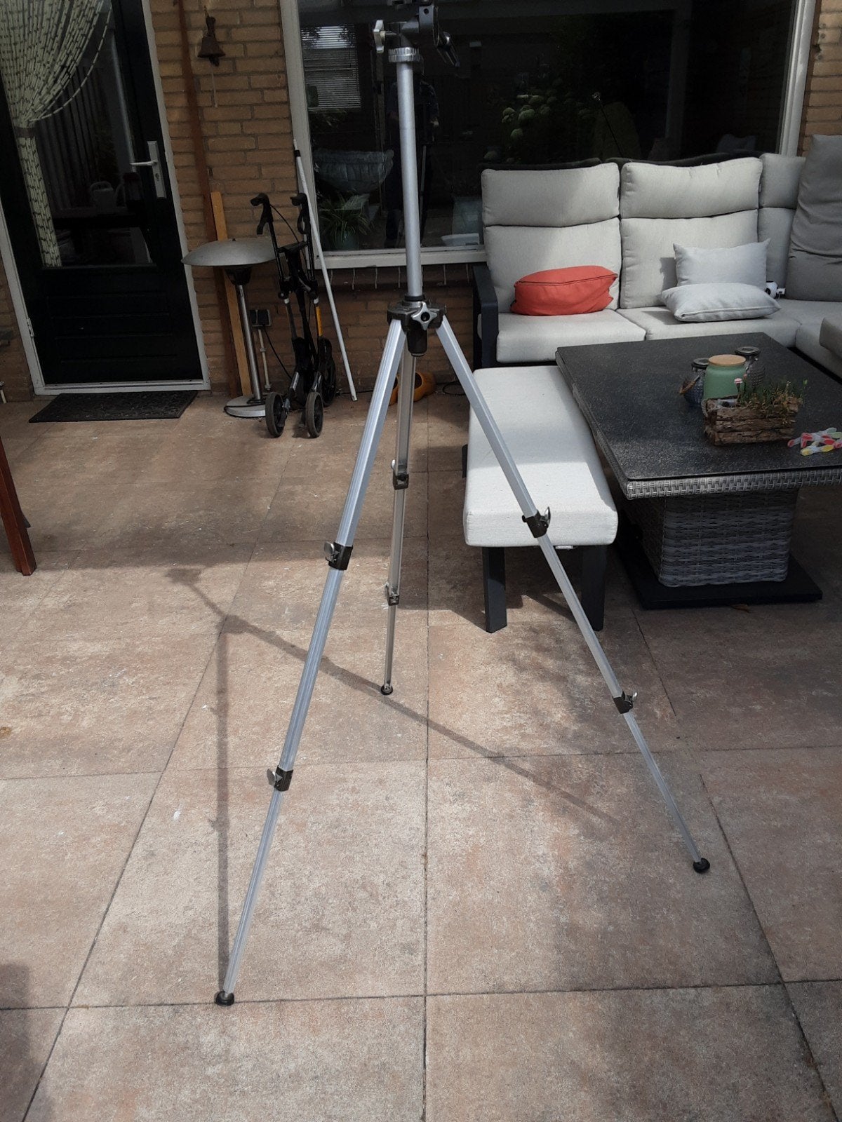 Kenlock 2000 SQ Statief met Balhoofd - gebruikt, Ophalen, Gebruikt, Driepoot, 150 tot 175 cm