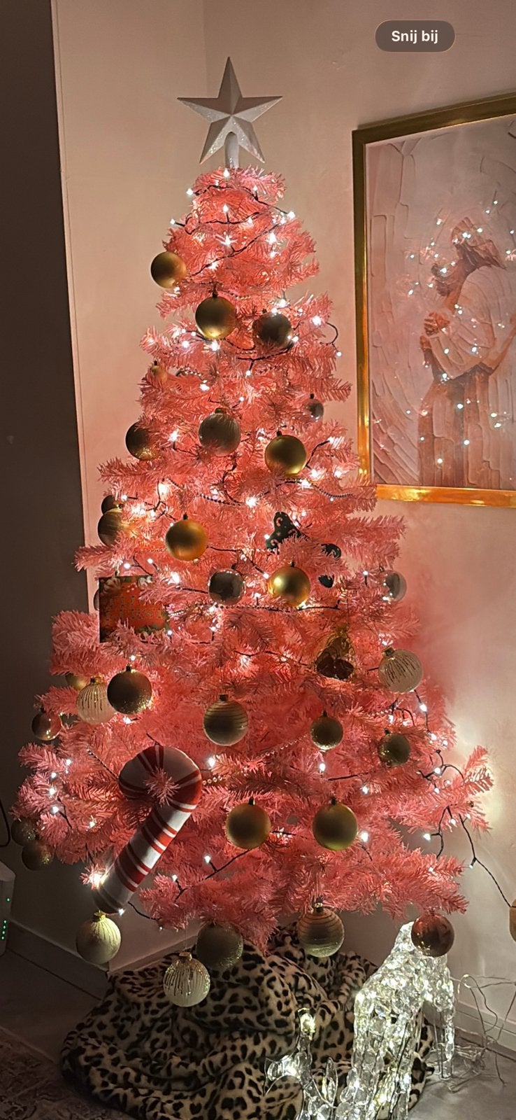 Roze kerstboom, Diversen, Ophalen, Zo goed als nieuw