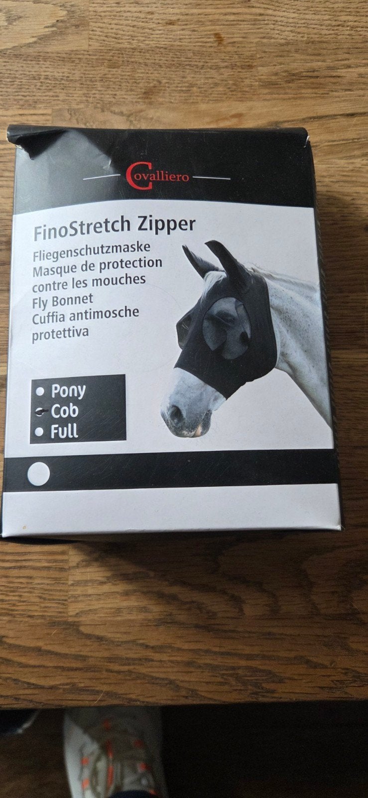 Covalliero vliegenmasker zwart cob, Ophalen of Verzenden, Nieuw