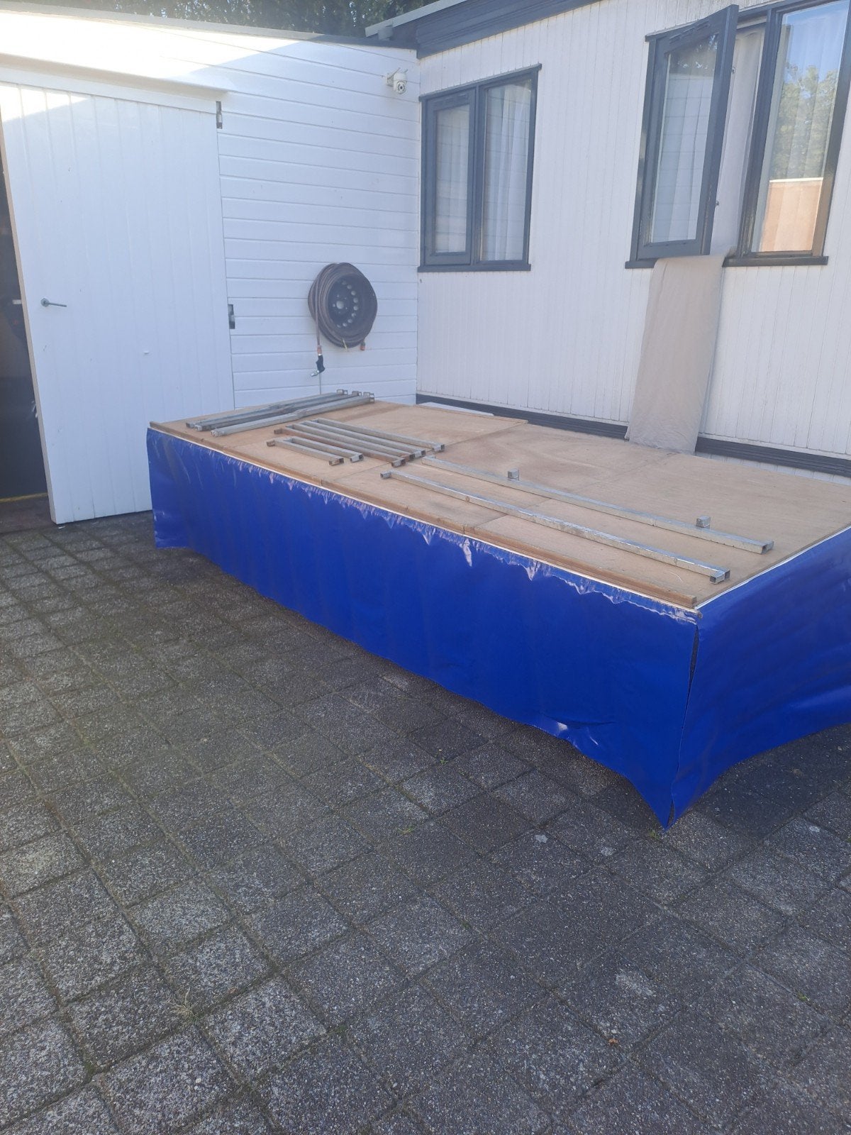 markt tafel, Ophalen of Verzenden, Gebruikt, Overige