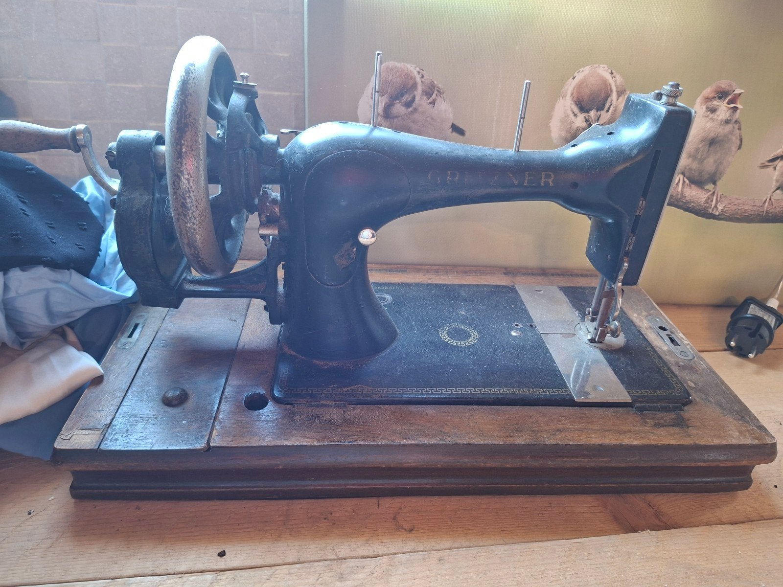 Antieke Singer Naaimachine - Decoratief Stuk, Ophalen