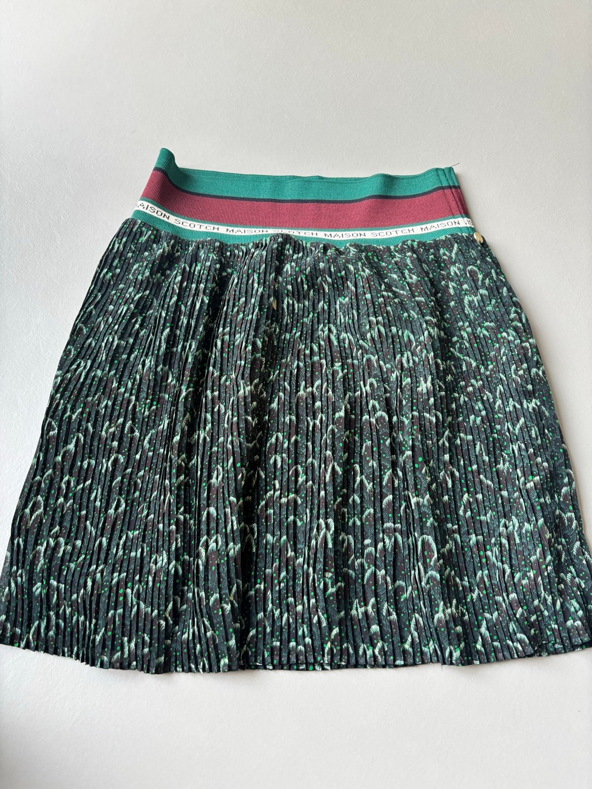Scotch & Soda geplooide rok met print, maat S, Ophalen of Verzenden, Zo goed als nieuw, Maat 36 (S), Boven de knie