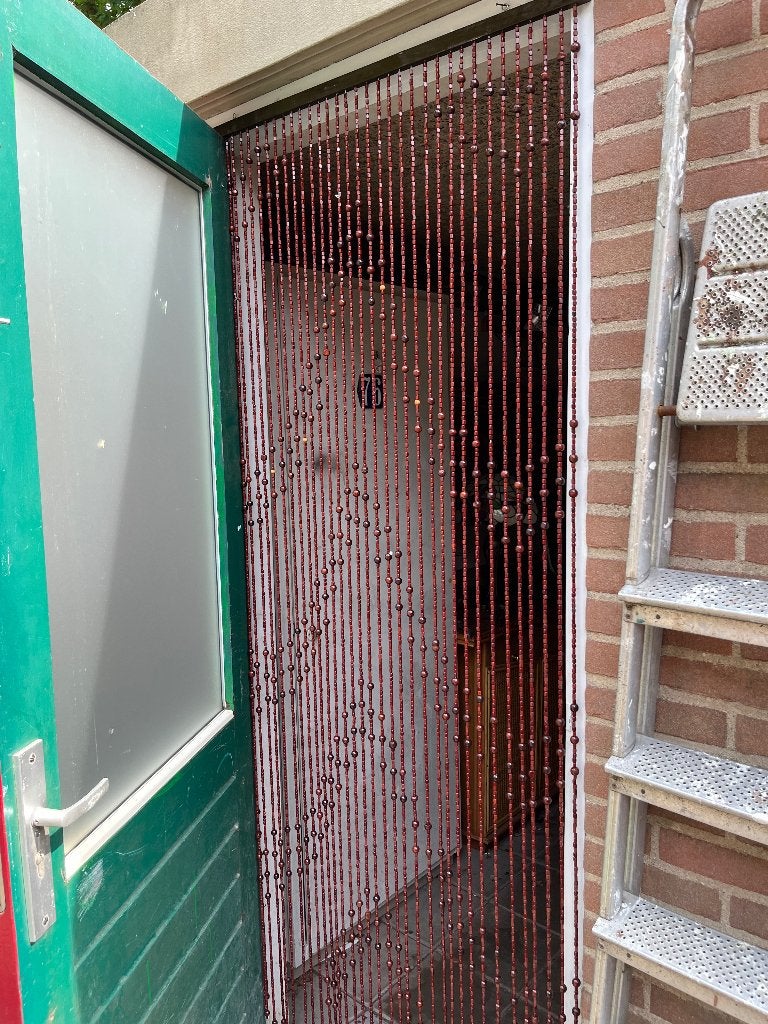 Vliegengordijn nieuw! 90 cm. breed., Ophalen, Bruin, Nieuw, 50 tot 100 cm