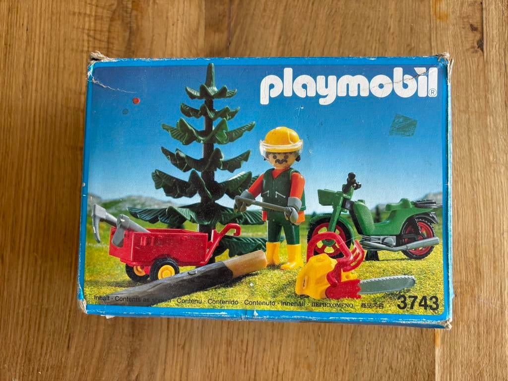 1992 Playmobil 3743 Houthakker met accessoires set, Verzamelen, Speelgoed, Ophalen of Verzenden, Nieuw