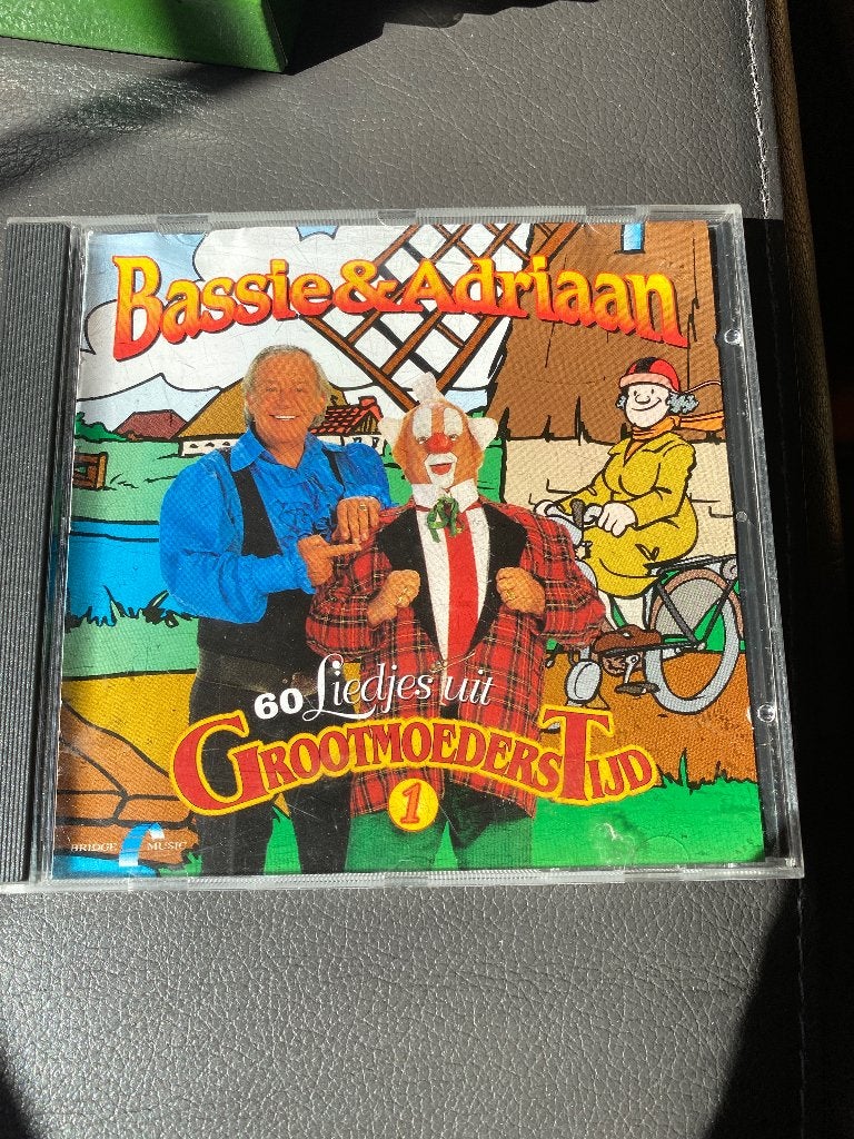 Bassie & Adriaan - 60 Liedjes uit Grootmoeders Tijd 1 CD, Cd's en Dvd's, Cd's | Kinderen en Jeugd, 6 tot 9 jaar, Ophalen of Verzenden