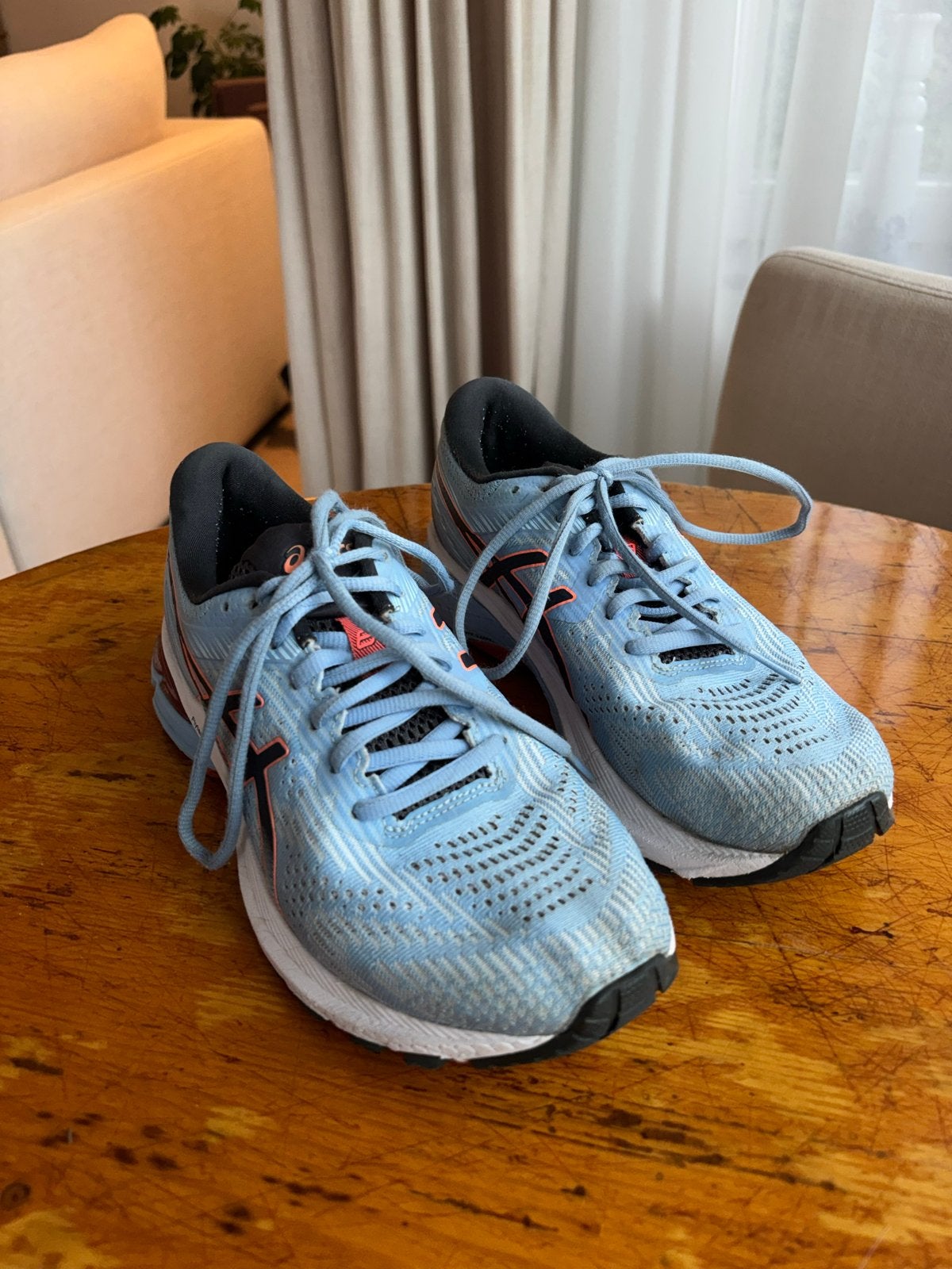 Asics GT-2000 9 hardloopschoenen - lichtblauw, Ophalen of Verzenden, Gedragen, Blauw, Sportschoenen