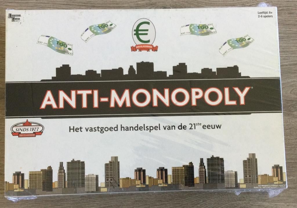 Anti Monopoly Spel 1, Hobby en Vrije tijd, Gezelschapsspellen | Bordspellen, Vijf spelers of meer, Ophalen of Verzenden, Zo goed als nieuw