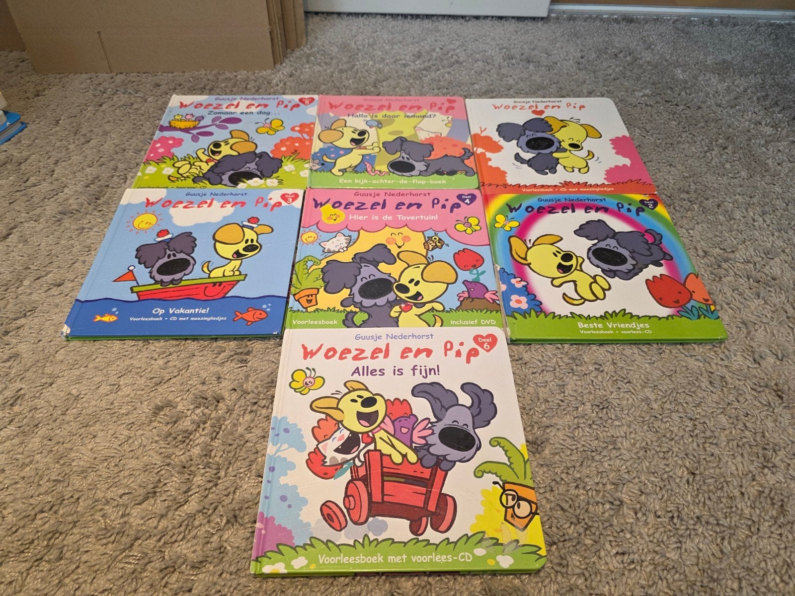 Woezel en Pip Boeken - (7 stuks), Boeken, Ophalen, Fictie algemeen, Jongen of Meisje, Zo goed als nieuw