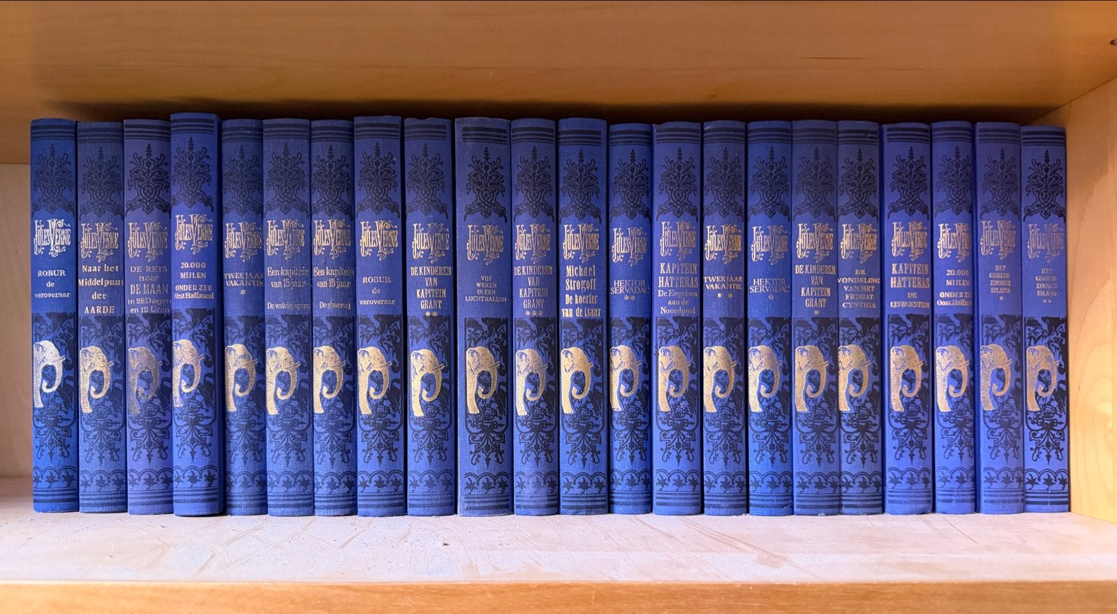De Werken van Jules Verne - 22 delen, Ophalen of Verzenden, Gelezen