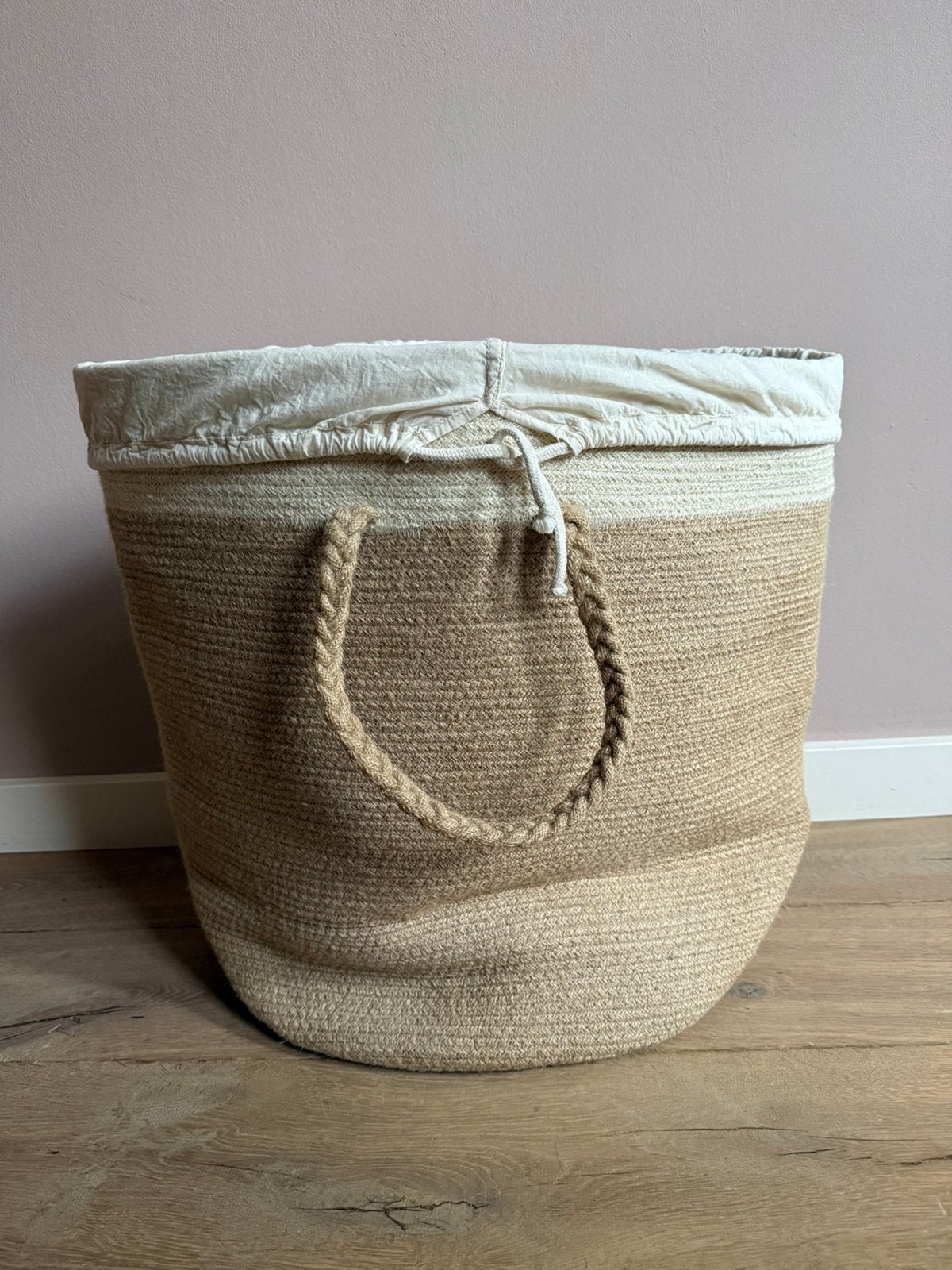 Mooie jute wasmand van IKEA, Ophalen of Verzenden, Zo goed als nieuw, Rechthoekig, Riet