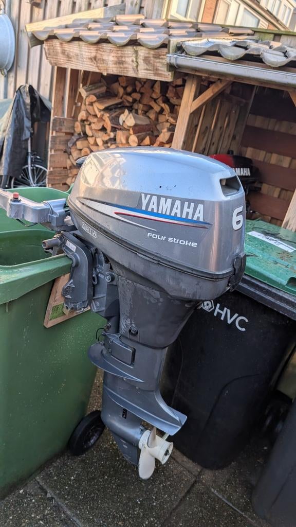 Tekoop! Yamaha 6/8 pk 4 takt, Ophalen, 5 tot 10 pk, Viertaktmotor, Zo goed als nieuw