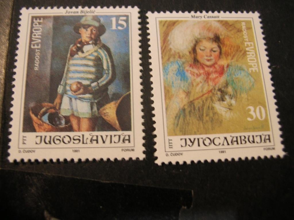 Cept/Verenigd Europa Joegoslavië 1991  meeloper kind, Verzenden, Joegoslavië, Postfris