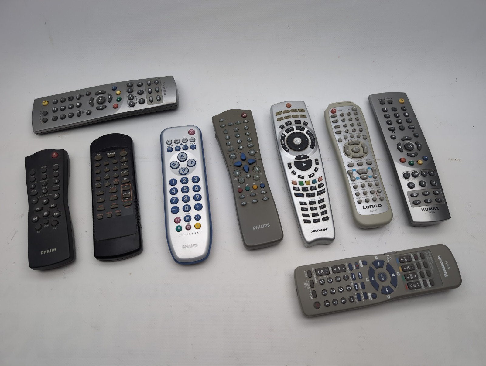 Partij afstandsbedieningen, incl. universele Philips, Audio, Tv en Foto, Ophalen of Verzenden, Gebruikt, Universeel
