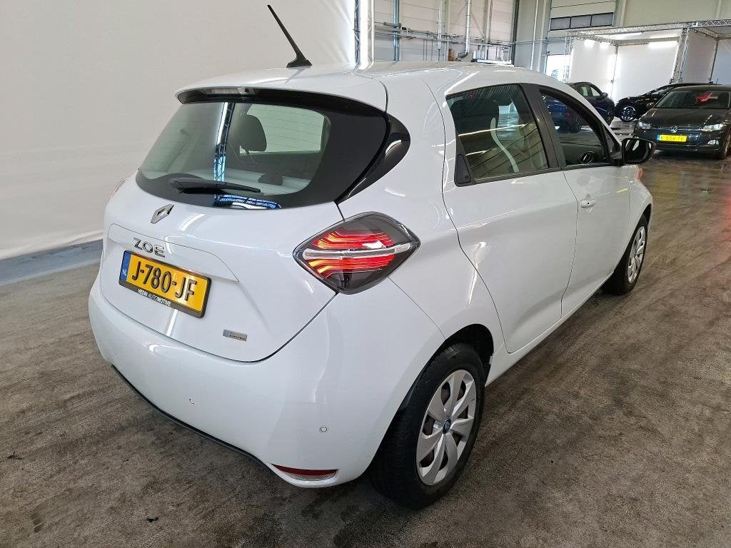 RENAULT ZOE R110 LIFE 52 kWh (87% SOH) I KOOPACCU I NAVIGATI, Stof, Gebruikt, Met garantie (alle), 180 min