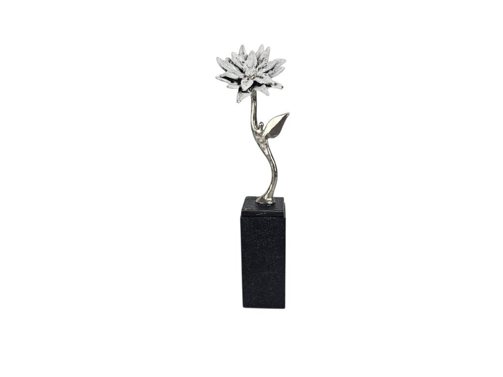 Corry Ammerlaan Zeg het met een Bloem Sculptuur – Verzilverd, Ophalen of Verzenden, Zo goed als nieuw, Overige typen