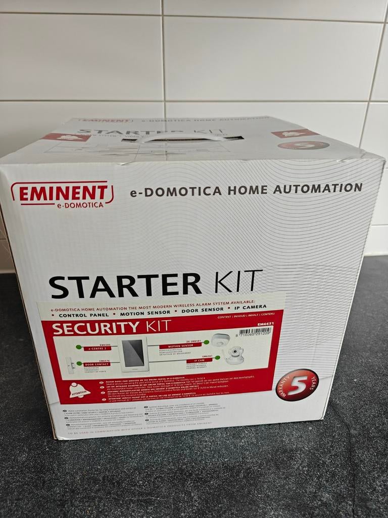 Eminent EM6651 Alarm startkit nieuw in doos, Ophalen of Verzenden, Nieuw, Compleet systeem, Draadloos
